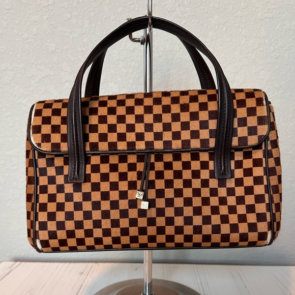 SOLD Louis Vuitton Lionne Damier Sauvage Handbag - Picture 1 of 13